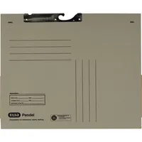 50 x Elba Pendelhefter kfm. Heftung mit Dehntasche Manilakarton grau