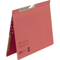 50 x Elba Pendelhefter kfm. Heftung mit Dehntasche Manilakarton rot