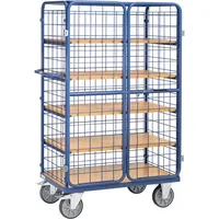 fetra Etagenwagen 8581-3DE blau 63,0 x 116,9 x 180,0 cm