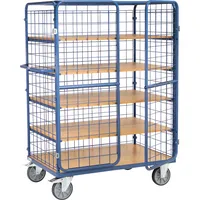 fetra Etagenwagen 8583-3DE blau 83,0 x 136,9 x 180,0 cm