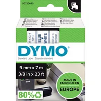 DYMO® Schriftbandkassette D1 9 mm x 7 m (B x L) weiß