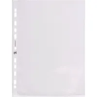 Oxford Prospekthüllen Premium 100460989, A4 glasklar glatt, oben offen, 0,09mm 4002030147522 Oxford 25 Stück
