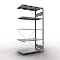 SCHULTE Anbauregal 100,0 x 60,0 x 200,0 cm verzinkt 5 Fachböden 4004514202703 SCHULTE