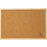 Franken Pinnwand Memoboard, CC-KT8012E, 120x80cm (BxH), Kork, Holzrahmen 4016946202701 Franken