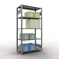 SCHULTE Grundsteckregal 100,0 x 50,0 x 200,0 cm verzinkt 5 Fachböden 4004514202574 SCHULTE