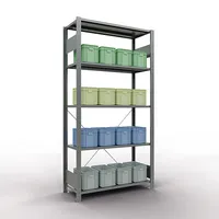 SCHULTE Grundsteckregal 100,0 x 40,0 x 200,0 cm verzinkt 5 Fachböden 4004514202567 SCHULTE