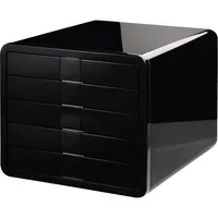 HAN Schubladenbox iBox 1551-13 schwarz/schwarz 5 Schubladen geschlossen 4012473155114 HAN
