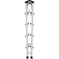 Hailo Stehleiter 8655-007 D60 StandardLine, 2x 5 Stufen, silber, Aluminium 4007126865519 Hailo