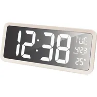 TechnoTrade Import-Export GmbH  Wanduhr WS 8130, weiß, rechteckig, digital 4029665281308 TechnoTrade Import-Export GmbH