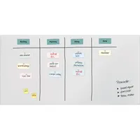 Sigel Glas-Magnetboard artverum, GL525, 200x100cm, Tempered Glas, Rückseite Metall, Glas 4004360802690 Sigel