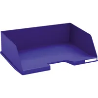Exacompta Briefablage Jumbo quer 112104D, A4/C4, blau, Polystyrol stapelbar 9002493019447 Exacompta