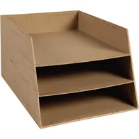 Briefablage Eterneco 13447D A4+ braun Recyclingkarton 9002493116849 Exacompta