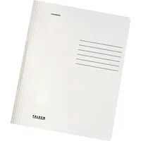 Falken Schnellhefter Intensivfarben 26001256, A4, weiß, Recyclingkarton, 240g, Vorderdeckel weiß 4014481241322 Falken