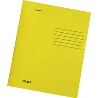 Falken Schnellhefter Intensivfarben 26001208, A4, gelb, Recyclingkarton, 240g, Vorderdeckel gelb 4014481241179 Falken