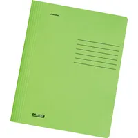 Falken Schnellhefter Intensivfarben 26001216, A4, hellgrün, Recyclingkarton, 240g, Vorderdeckel hellgrün 4014481241209 Falken