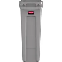 Rubbermaid SlimJimContainer 87L Lüftungsk grau 56x28x76,2cm PE 0086876186376 Rubbermaid