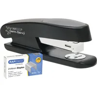 Rapesco Bürohefter ECO Sting Ray 1482, schwarz, 20 Blatt 5018505015486 Rapesco