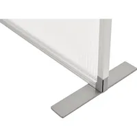 Magnetoplan Raumteiler180  x 100 cm, Alurahmen Acryl mit T-Fuß  4013695034676 Magnetoplan