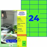 Avery Zweckform Universaletikett 70 x 37 mm (B x H) – Grün
