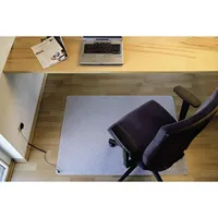 RS Office-Products Bodenschutzmatte 63-1300 Yoga Flat ESD, 120x130cm, Form O (rechteckig), für Hartboden + Teppich 4024591007831 RS Office-Products