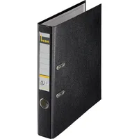 Bene Ordner No.1 Power 291600 SW, A4 52mm schmal PP vollfarbig schwarz 9003263680805 Bene