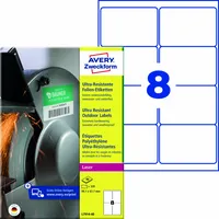 Avery Zweckform Folienetikett 99,1 x 67,7 mm (B x H)