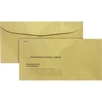 RNK Postzustellung Äußerer Umschlag 235x120mm mit Fenster nassklebend