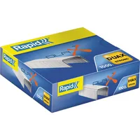 Rapid Heftklammern Duax Strong DUAX, 21808300, Stahldraht verzinkt, Heftleistung 170 Blatt max. 7313468083007 Rapid 1000 Stück