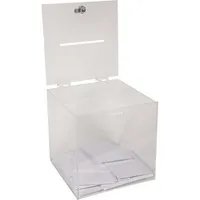 Exacompta Einwurfbox 89058D 21x21x21cm glasklar 9002493104365 Exacompta