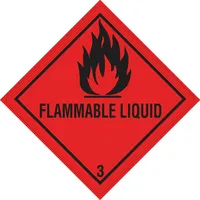 DR-Label Hinweisetikett Gefahrgutklasse 3
