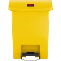 Rubbermaid Tretabfalleimer Slim Jim 1883573 Kunststoff 30l gelb 0086876224177 Newell Rubbermaid