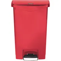 Rubbermaid Tretabfalleimer Slim Jim 1883566 Kunststoff 50l rot 0086876224108 Newell Rubbermaid