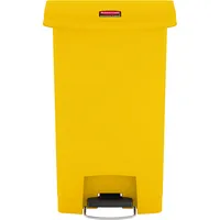 Tretmülleimer Slim Jim® Step-On Kunststoff 50 Liter Hochwertiger Abfalleimer mit extrem langlebigen Trittpedal Farbe gelb