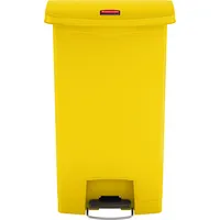 Rubbermaid Tretabfalleimer Slim Jim 1883577 Kunststoff 68l gelb 0086876224214 Newell Rubbermaid