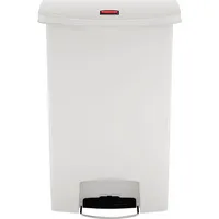 Rubbermaid Slim Jim Step-On Tretabfalleim weiß 90 Liter Kunstst. 0086876224054 Rubbermaid