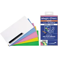 Legamaster Moderationskarten Magic-Chart Notes 7-159499, 20x10cm, rechteckig, farbig sortiert  8713797081252 Legamaster 500 Stück