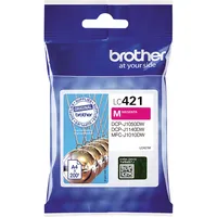 Brother Druckerpatrone LC421M (kompatibel zu Brother LC-421M), magenta, ca. 200 Seiten 4977766810388 Brother