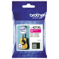 Brother Druckerpatrone LC421XLM (kompatibel zu Brother LC-421XLM), magenta, ca. 500 Seiten 4977766810425 Brother