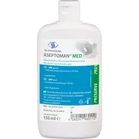 Dr Schumacher ASEPTOMAN® med Händedesinfektion Alkoholisches Handdesinfektionsmittel mit hervorragender Hautverträglichkeit 150 ml - Kittelflasche