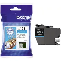 Brother Druckerpatrone LC421C (kompatibel zu Brother LC-421C), cyan, ca. 200 Seiten 4977766810371 Brother