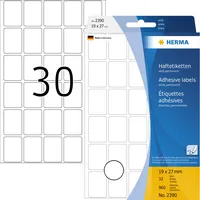 HERMA Vielzwecketiketten 19 x 27 mm, weiß, permanent haftend, zur Handbeschriftung