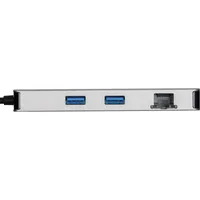 Targus DOCK423EU laptop-dockingstation & portreplikator Kabelgebunden USB 3.2 Gen 1 (3.1 Gen 1) Type-C Silber