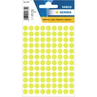 Herma Markierungspunkte Vario 1834, leuchtgelb, Ø 8mm 4008705018340 Herma 540 Stück