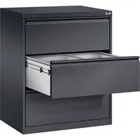 CP-Möbel Hängeregistraturschränke doppelbahnig, 3 Schubfächer, anthrazit 4025314220131 CP-Möbel