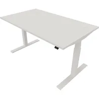 Schreibtisch eModel 20 810075301 elektrisch höhenverstellbar 65-130cm (H) 140x80cm (BxT) rechteckig weiß   weiß 5901747154