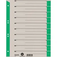 Leitz Trennblätter 1652 1652-00-55 grün 230g  4002432452132 Leitz 100 Stück