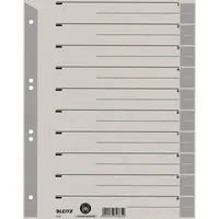 Leitz Trennblätter 1652 1652-00-85 A4+ grau 230g Karton 4002432452187 Leitz 100 Stück