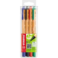 STABILO® Fasermaler GREENpoint® 4 St./Pack.