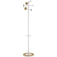 Unilux Kleiderständer BORA BAMBOO weiß Metall 6 Haken 38,0 x 178,0 cm 3595560032051 unilux 400153729