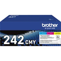 Brother Original TN-242CMY Multipack mit 3 Tonern Cyan/Magenta/Gelb, für bis zu ca. je 1400 Seiten, für DCP-9017CDW, -9022CDW, HL-3142CW, -3152CDW, 3172CDW, MFC-9142CDN, 9332CDW, -9342CDW, Value Pack